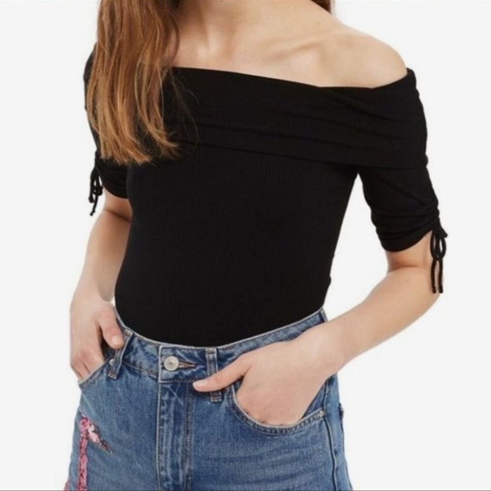 Topshop Off the shoulder bodysuit